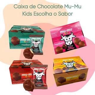 Caixa de Chocolate MuMu Kids com 24 un | Escolha o Sabor