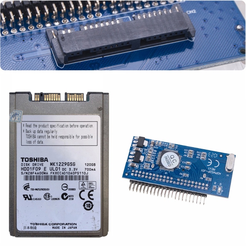 Durável MSATA SSD Disco Rígido Para 2 5 44 Pinos IDE Conversor Adaptador Polegada Computador Portátil Acessórios