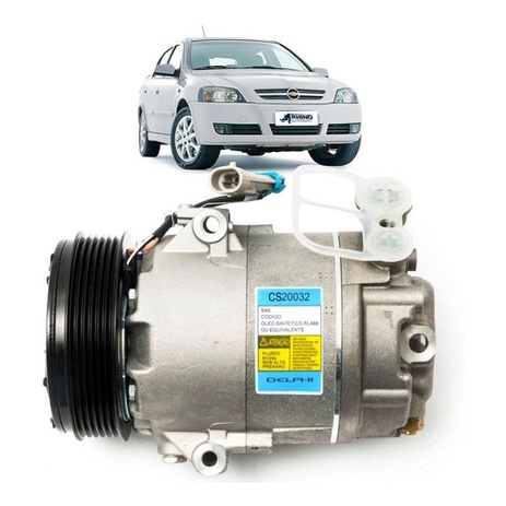 Compressor Delphi Astra Zafira 2001 2002 2003 2004 2005 2006 2007 2008 2009 2010 2011 2012 em Oferta na Shopee
