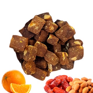 Cubinho Doce Fit Tâmara, Amêndoa e Laranja Sem Açúcar Sem Glúten - 250g