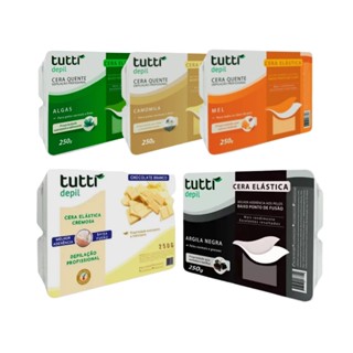 Cera Quente Elástica Tutti Depil 250g em Oferta na Shopee