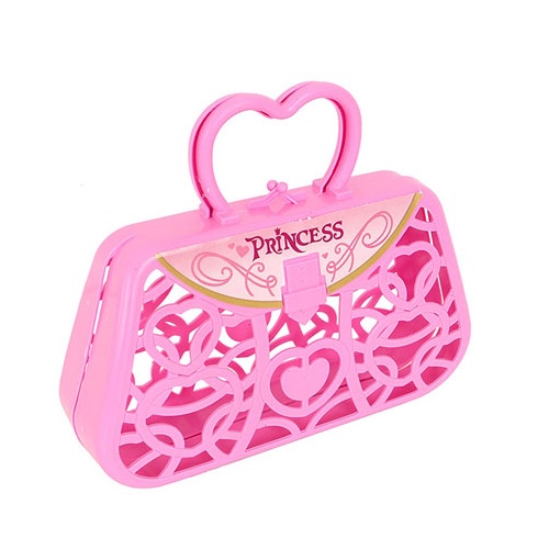 Bolsinha Bela Rosa De Plástico Brinquedo Infantil Altimar Meninas Oferta Faz de Conta