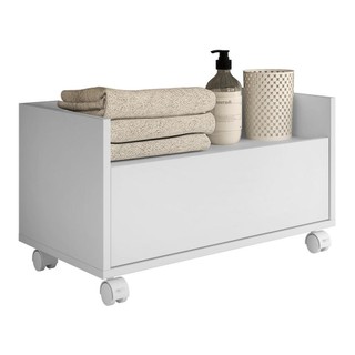 Gabinete Armário Banheiro 80cm com Rodízios Multimóveis V5002 em Oferta na Shopee