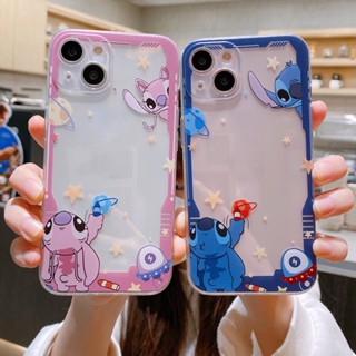 mickey minnie Ponto Lilo & Stitch Tide Marca Invólucro IPhone 14 13 12 PRO 12 mini 11 Max Xs XR 6 7 8 Plus Disney Monstro De Três Olhos De Madeira Soft TPU Câmera covre À Prova De Choque
