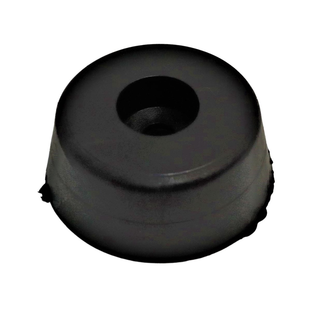 Kit 20 Pé Pezinho De Borracha Pvc Grande Para Caixa De Som Case Antiderrapante Base Vazada