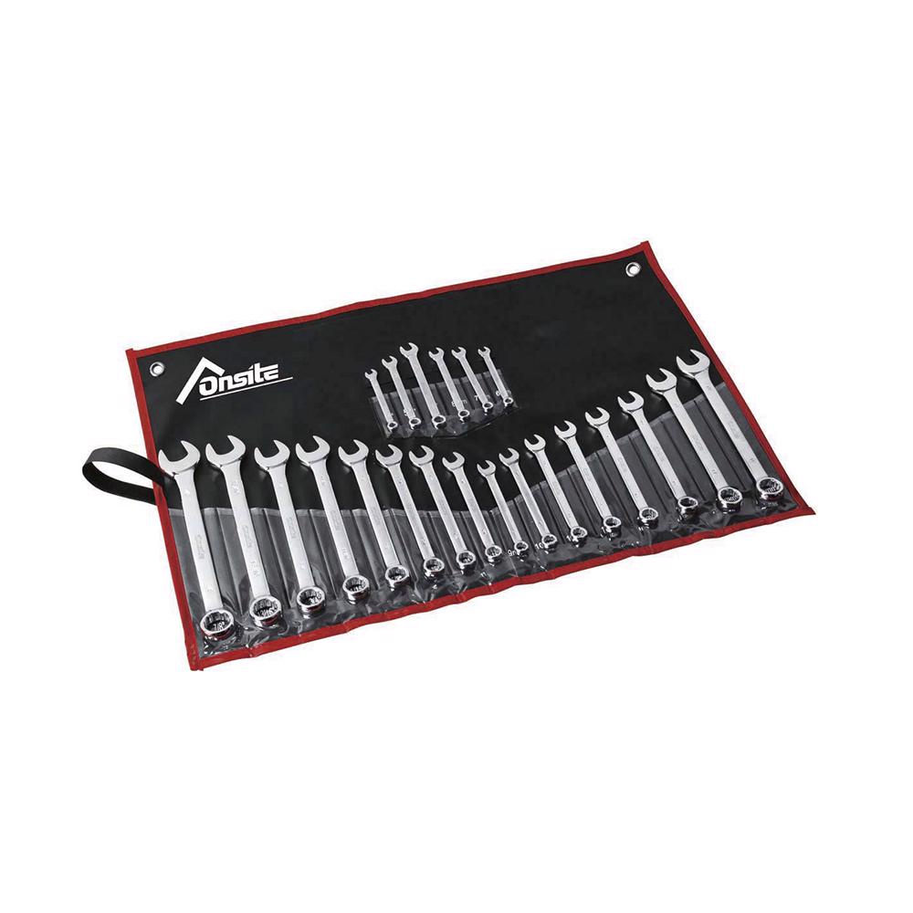 Jogo de Chave Combinada 22 Peças (mm e pol.) Onsite em Oferta na Shopee