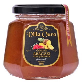 Geleia Villa Ouro Sabor Abacaxi com Pimenta 250gr