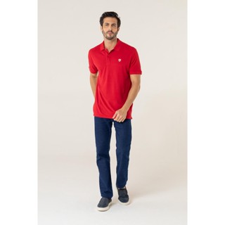 Polo Basica Regular Vermelho Mr.Kitsch