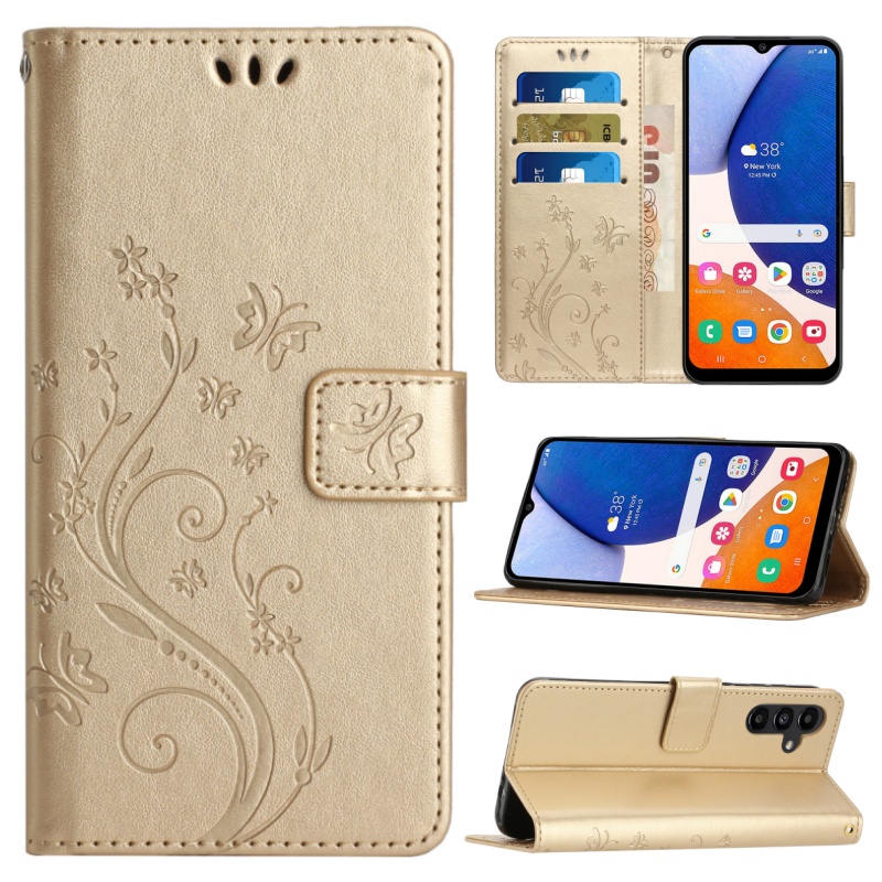 Capa Flip De Celular Para Samsung Galaxy M13 M14 M53 M54 A04E A13 A23 A33 A53 A73 Luxuoso Carteira Magnética Proteção De Cartão Couro