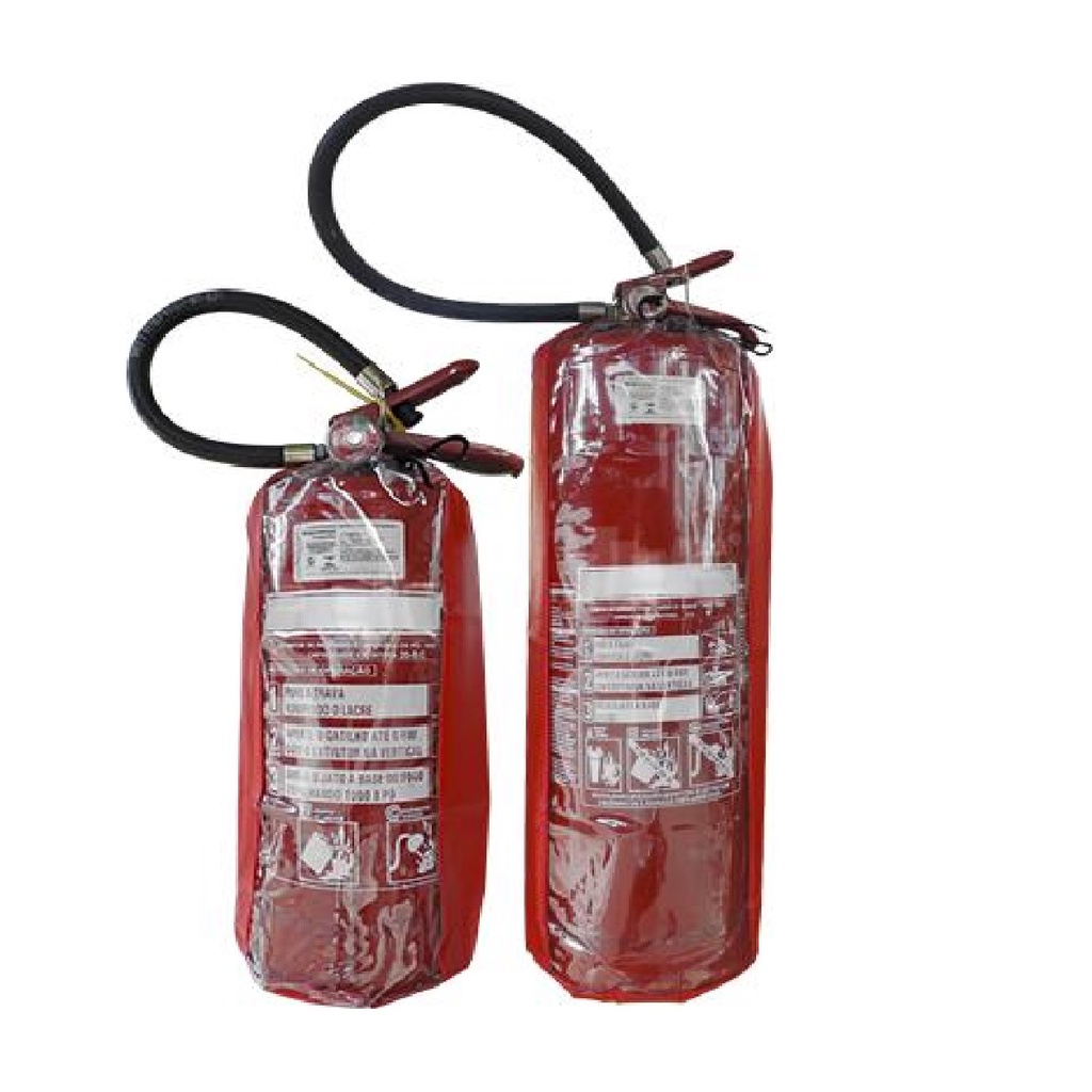 Capa Com Visor Para Extintor De Incêndio De 8kg 10 Kilo 12kg — imagem 2 de 2