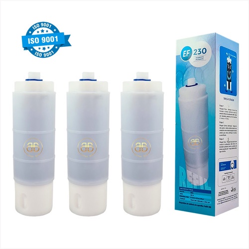 3 Refil Vela Com Rosca Ef 230 Linha Polifil 300 Ap 230 Ef230