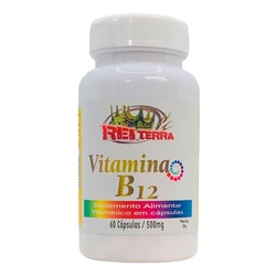 Vitamina B12 60 Cápsulas 500mg