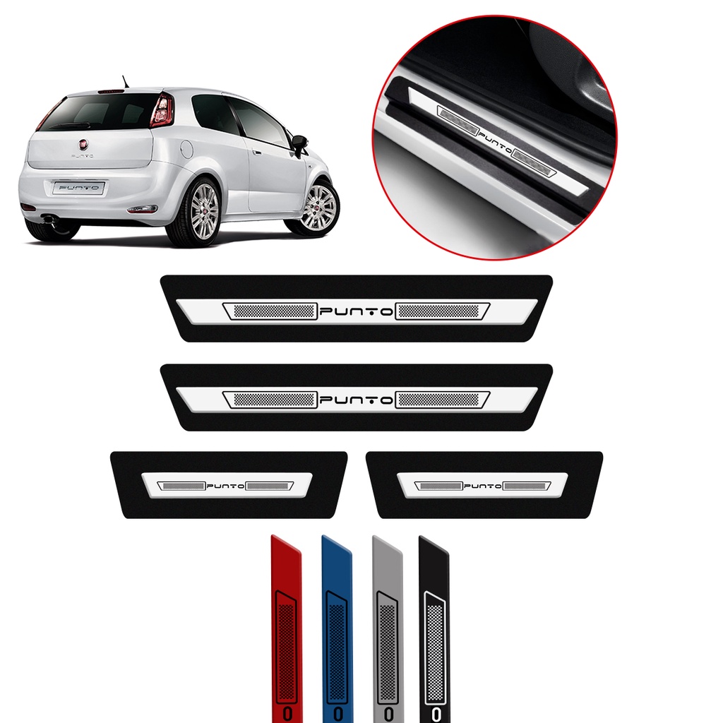 Soleira de Porta na Cor do Veículo para Fiat Punto 2013 a 2017