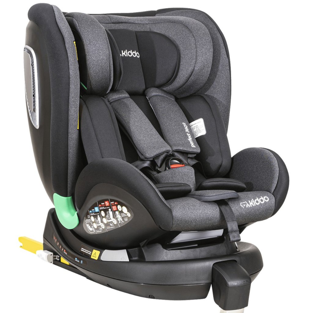 Cadeirinha para Carro Kiddo Perfect 360 ISOFIX 0-36Kg Grafite em Oferta na Shopee