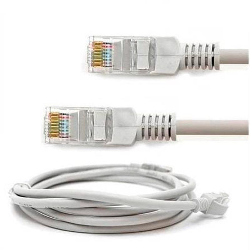 Cabo de Rede Branco Cftv Rj45 Pct 2 Metros