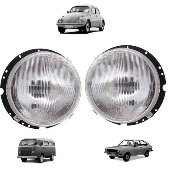 Farol Principal Fusca Kombi Passat 76 77 78 79 Á 12 C/vigia