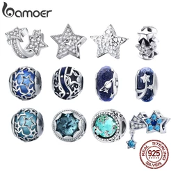 Bamoer 925 Sterling Silver Fantasy Star Coleção De Contas De Prata Para Mulher Presente