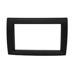 Moldura 2 Din Fiat Bravo 2010 à 2016 - Preta - Fiamon