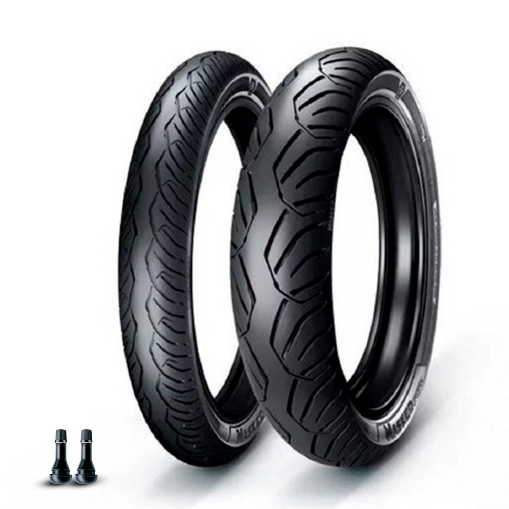 Kit Pneu Ira Masked 80/100-18+100/80-18 Fazer 150+2 Válvulas Sem câmara em Oferta na Shopee