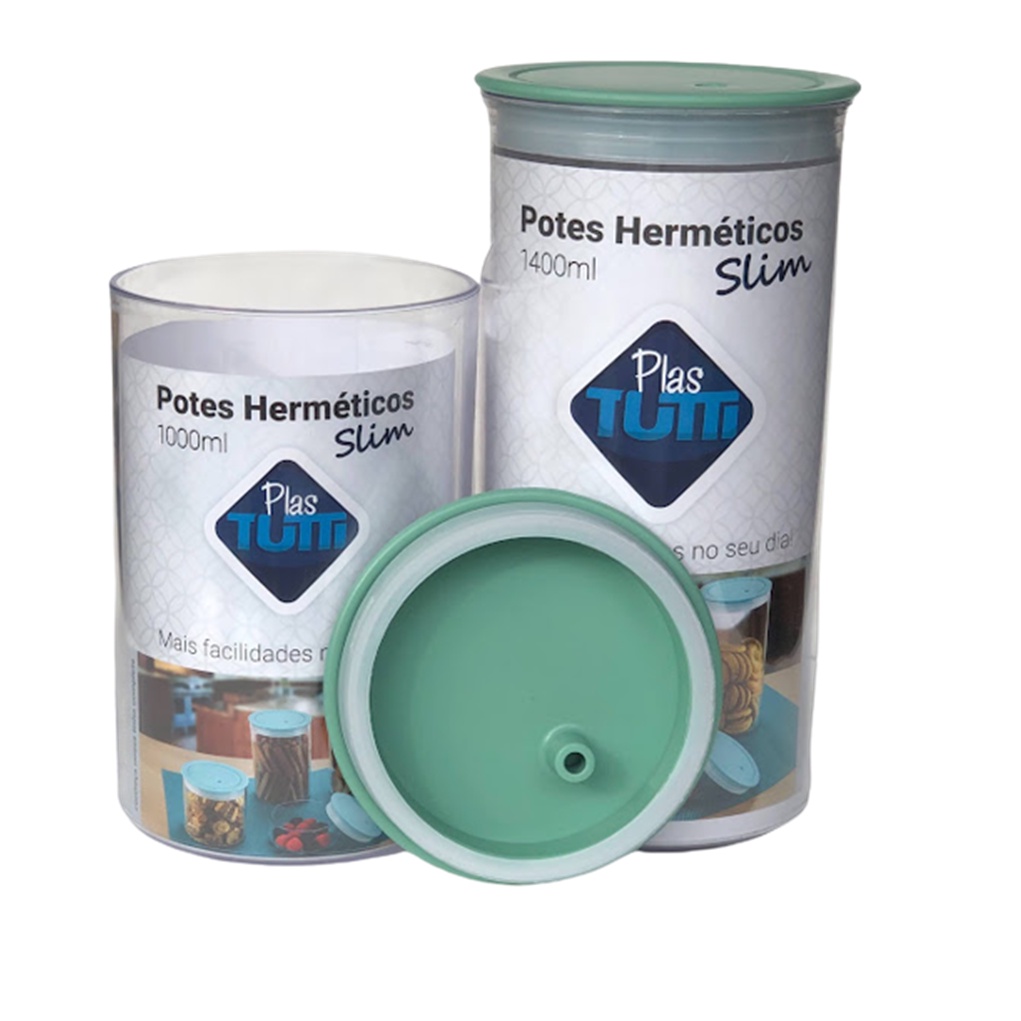 Potes Hermetico Acrilico Transparente para Alimentos Mantimentos Multiuso