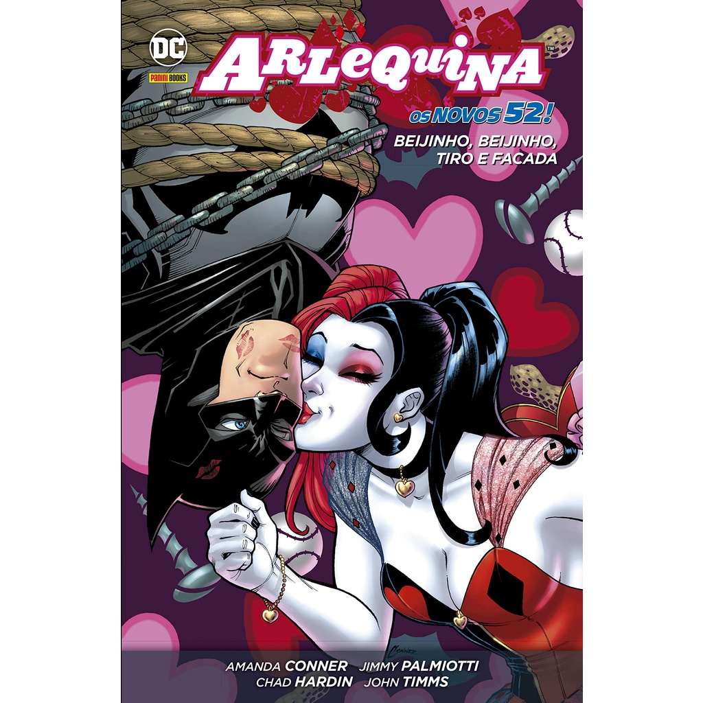 Hq Arlequina Beijinho Beijinho Tiro E Facada - Capa Dura