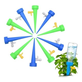 Kit 10 Pcs Gotejador Irrigador Acoplável Garrafa Pet Planta