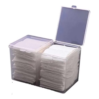 🔥 Porta Algodão Prensado c/ 2 Tampas Suporte Manicure Nails 🔥 em Oferta na Shopee