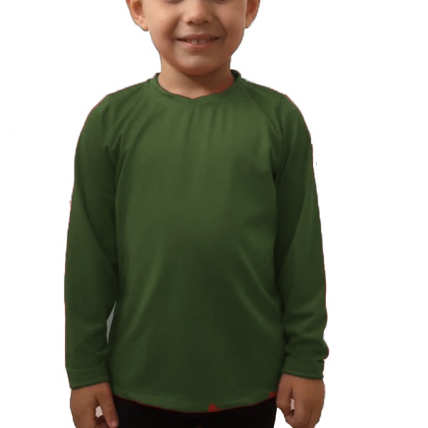 Camiseta Blusa Térmica Proteção Uv50 Infantil Tam 2 Ao 14