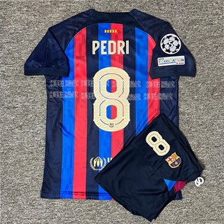 2022-2023 Balsa Jersey No . 6 Garvi 8 Fato De Futebol Pedri