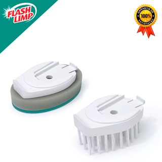 Kit Refil Escova Com Dispenser Esp7635 + Refil Esponja Esp7634 Com Dispenser Flash Limp