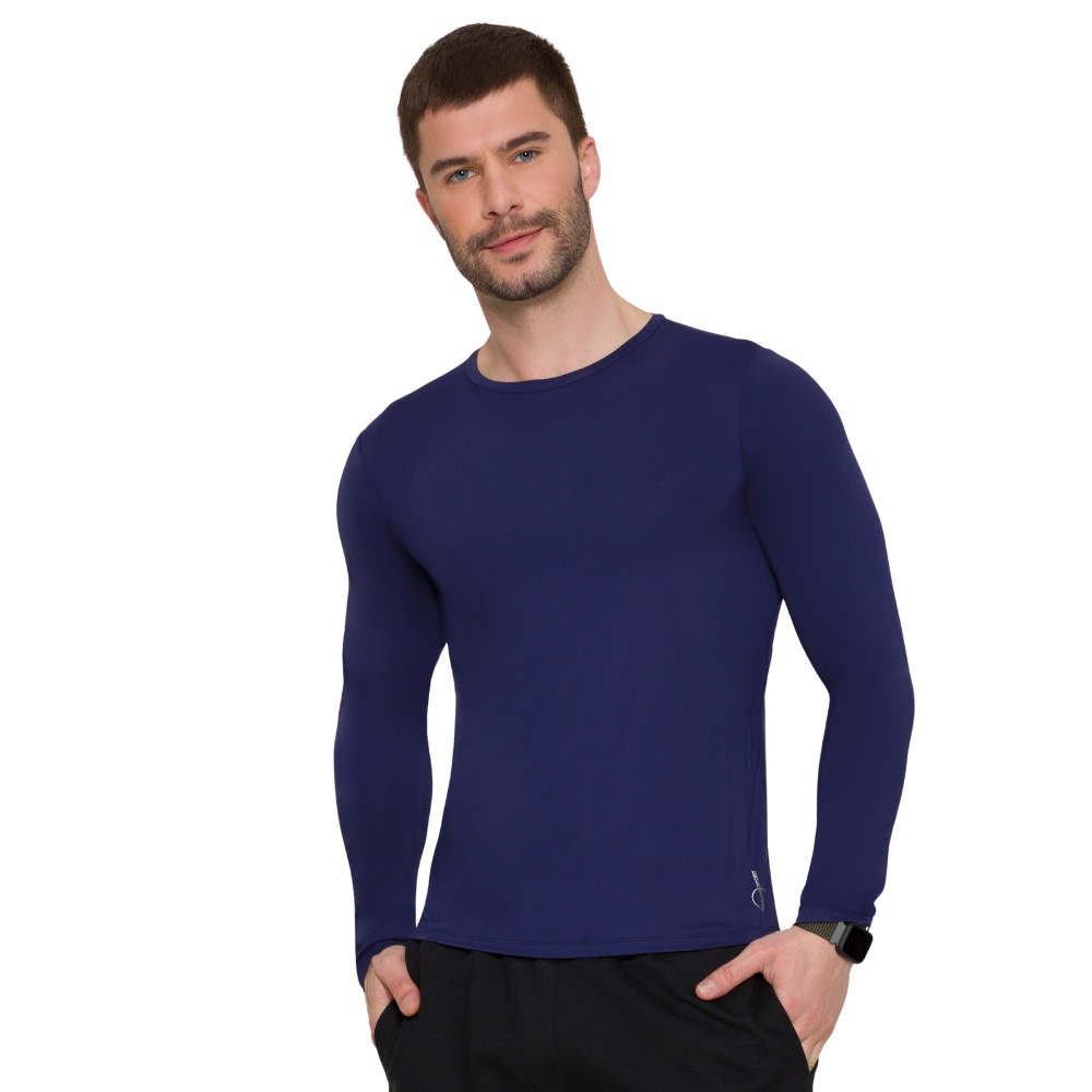 Camiseta Selene Manga Longa De Protecao Solar UV50+ Masculina Lisa Basica Original