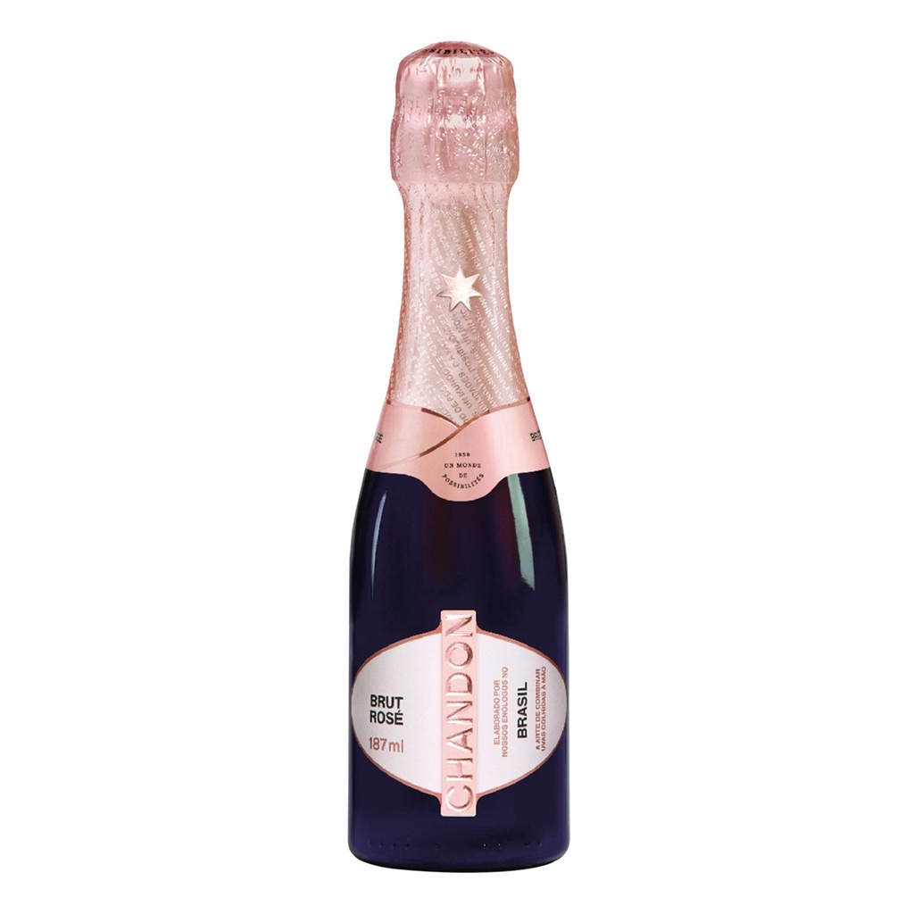 ESPUMANTE BABY CHANDON BRUT ROSE 187ML - Food & Beverages