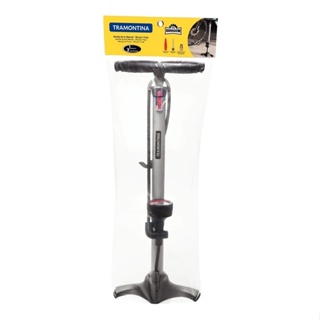 bomba de ar manual tramontina 160psi 11 bar oficina borracharia garagem calibrar bico bicicleta em Oferta na Shopee