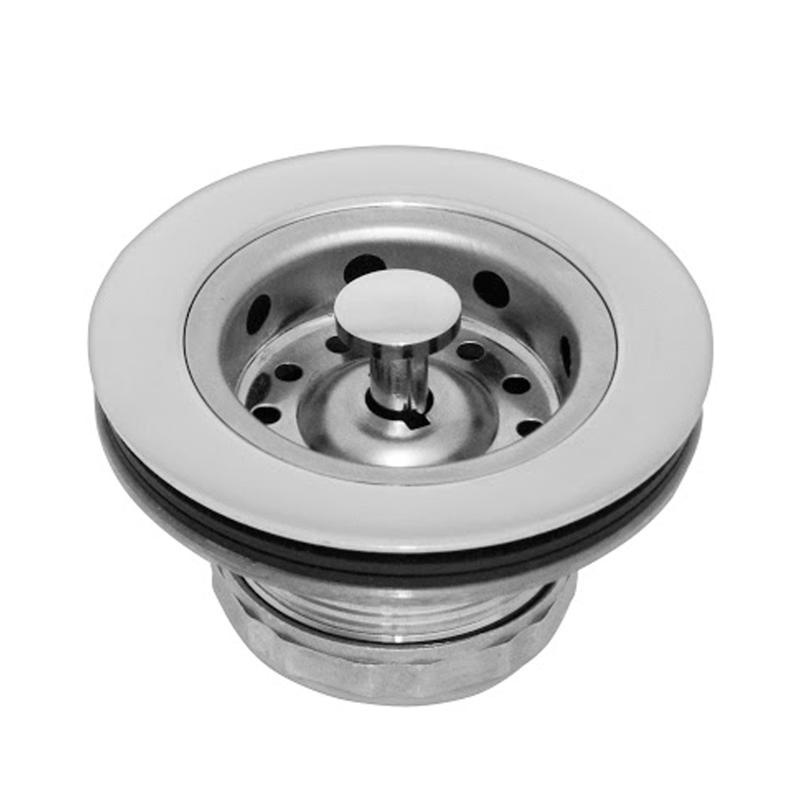 Válvula Para Pia Americana Com Cesta Cestinho Em Metal  3.1/2" Ralo De Pia Impede Entupimento - Home & Living