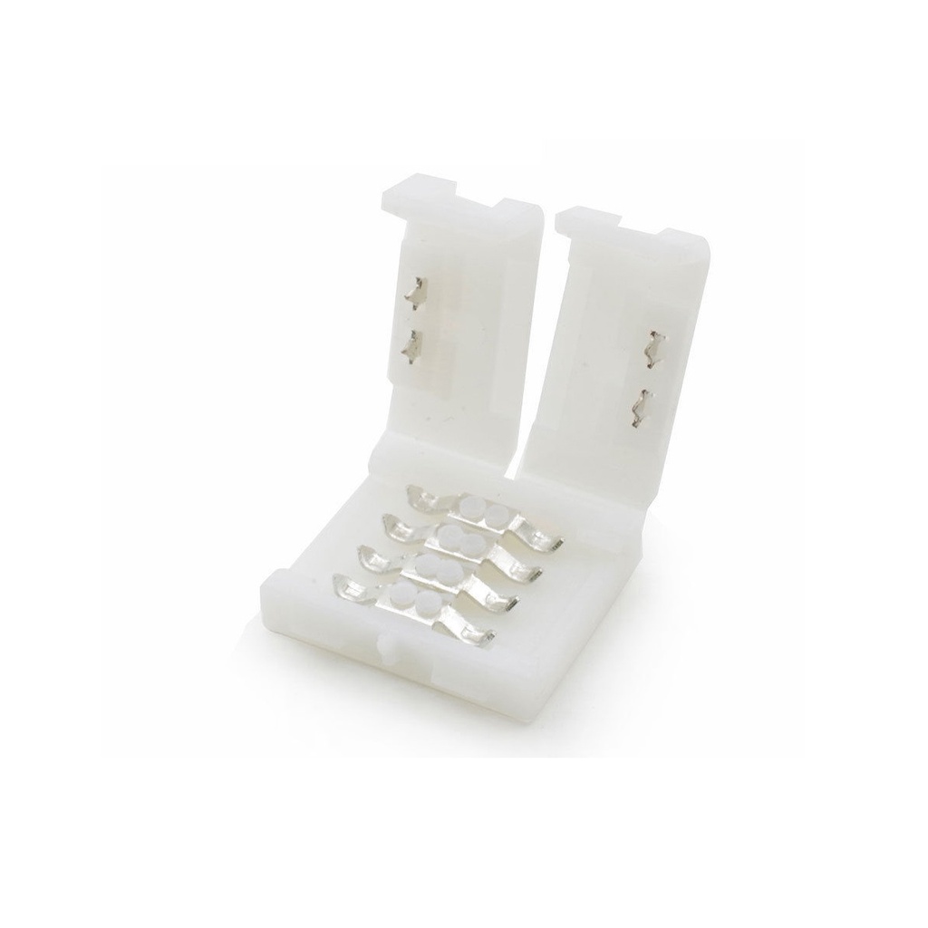 Conector Para Fita Led Luz RGB 8mm Conector 4 Vias Kit com 5 Unidades