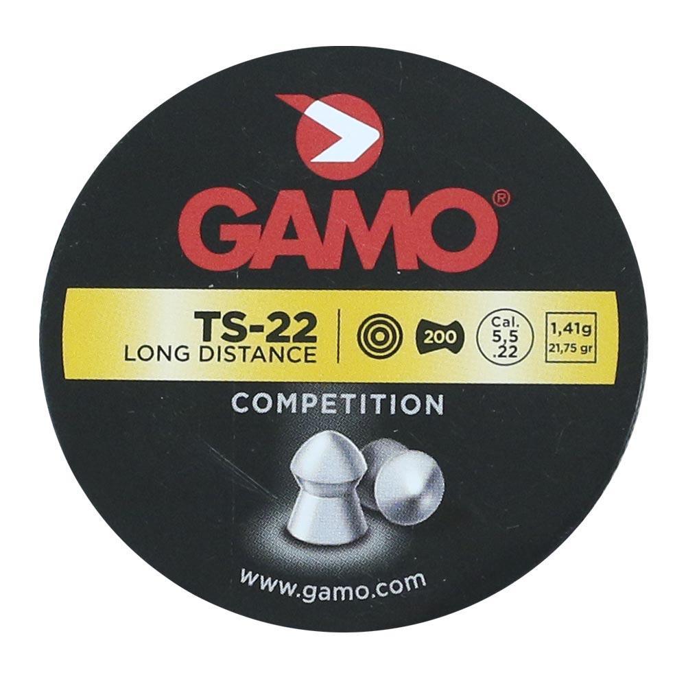 Chumbinho Gamo TS-22 Long Distance Competition 21.75gr 200un. Cal 5.5mm em Oferta na Shopee