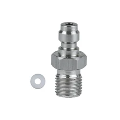 Conector Engate Rápido Foster Macho 8mm M10 Com Válvula