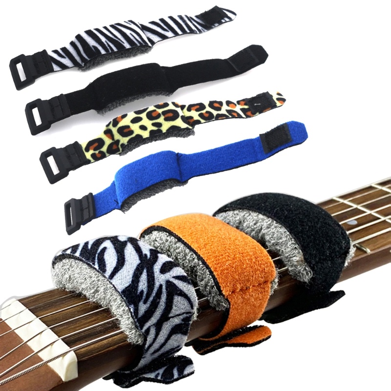 KIN Ajustável Guitar Fret Muter Wrap Mute Silenciadores String Damper