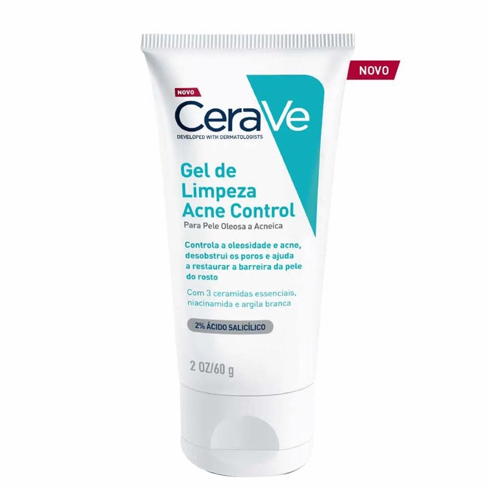 Gel de Limpeza Facial Cerave Acne Control - 60g