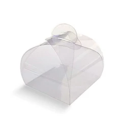 Caixa para Bem Casado Transparente de Acetato - 6,5x5,5x6,5cm - 20 unidades - CAC