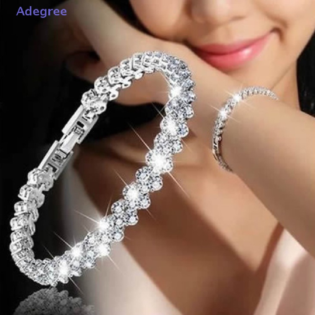 Adegree Crystal Pulseira Perda De Peso Magnética De Corrente De Ouro Feminina Jóias Bracele Novo em Oferta na Shopee