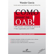 Como Passar na Oab! 1500 Questões Comentadas Oab/cespe de Wander Garcia