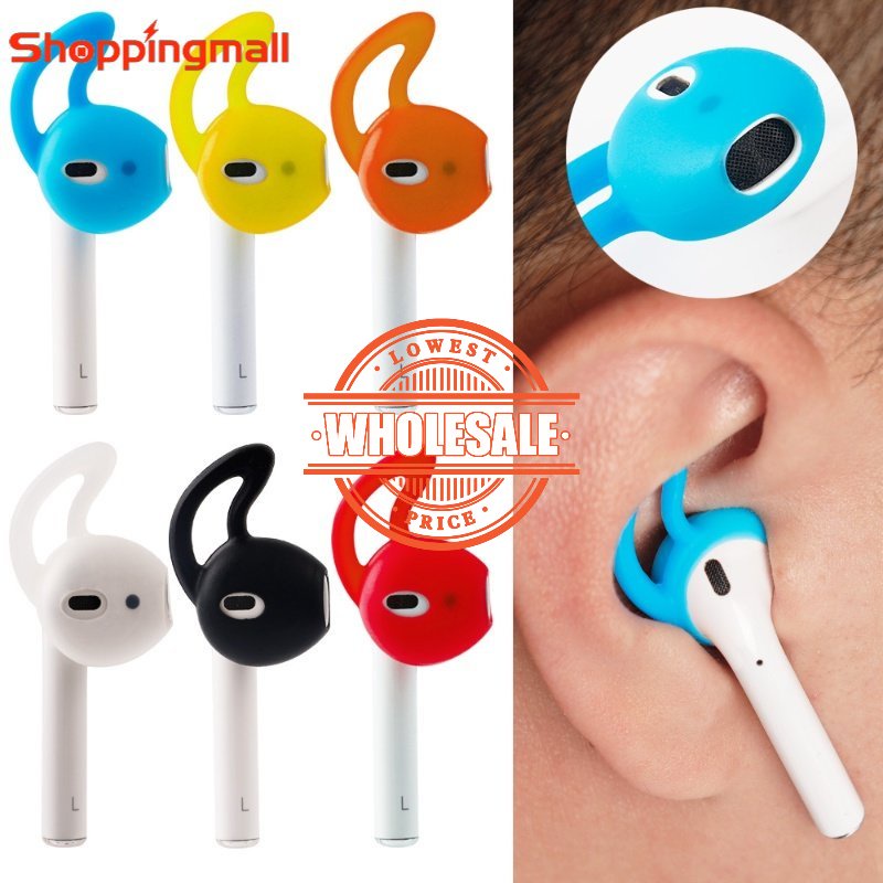 Capa Macia De Mini Silicone Para O Earpods Earbud Cover/Acessórios De Proteção Mangas De Gancho Duráveis em Oferta na Shopee