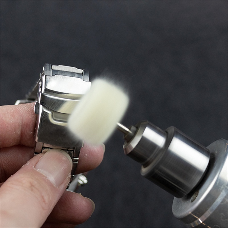 Roda De Polimento De Feltro De Lã Com Haste De 3 Mm Para Ferramenta Rotativa Dremel Conjunto De Almofada Relógio De Joia