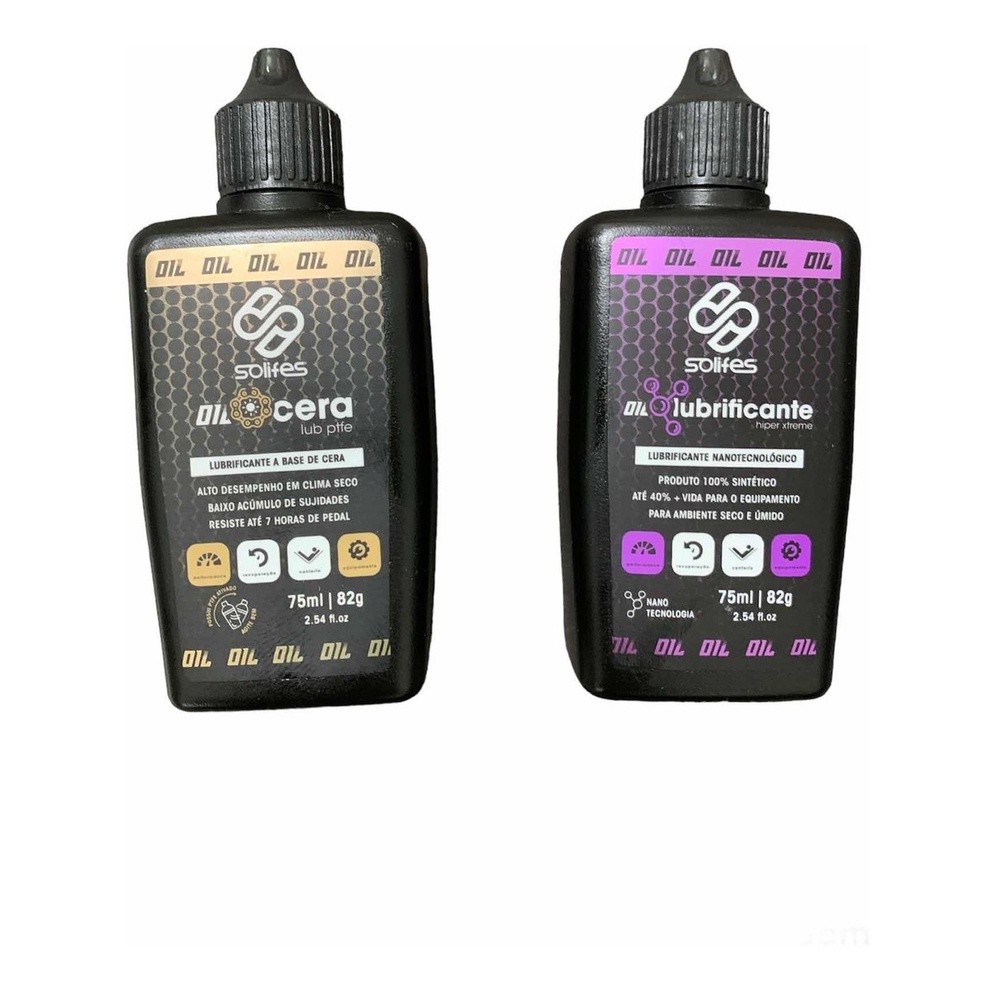 Kit 2 Lubrificante Solifes Lub Cera Lub Hiper Extreme 75ml super combo