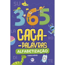 Livro 365 caça-palavras - Alfabetização