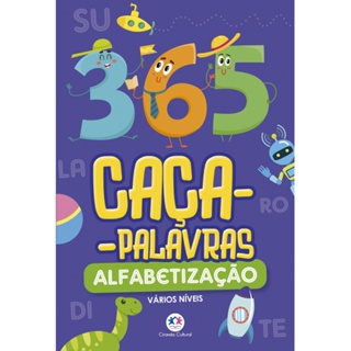 Livro 365 caça-palavras - Alfabetização em Oferta na Shopee