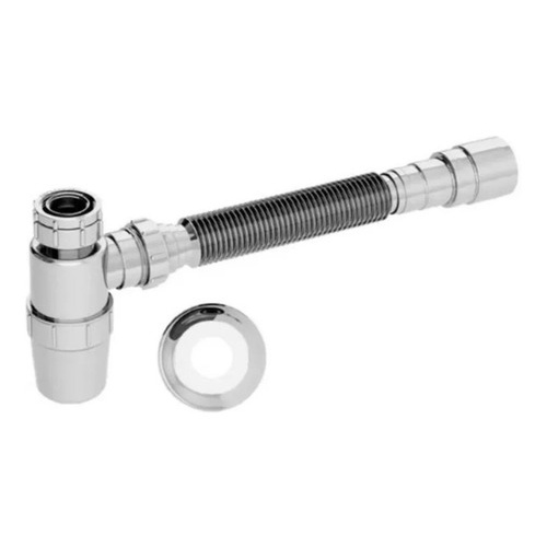 Sifão Univ. Cromado Com Copo Tubo Extensivel (7175) - Censi