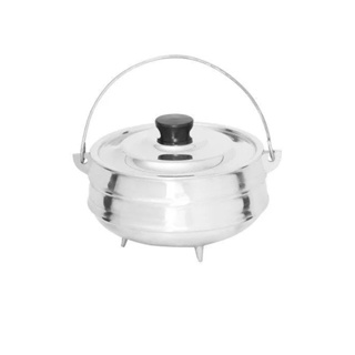 Panela Tripé Alumínio Polido 13 cm X 10 cm 0,9 Litros Feijao N 3 em Oferta na Shopee