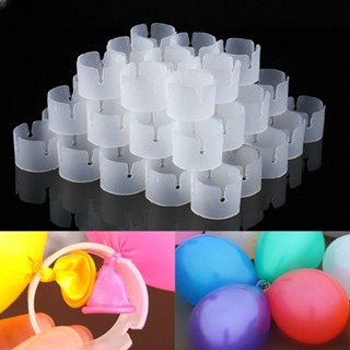 Balões De 50pcs Fivela De Arco Plástico Clipes De Conexão Anel Para Festa De Aniversário De Casamento (Somente Balão , Outros Não Incluídos)